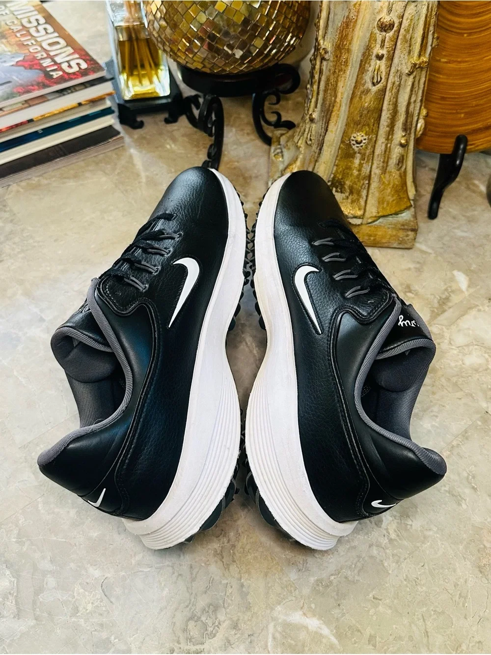 Nike Victory Pro 4 Wide Fit Black Grey Golf Shoes Men’s Size 12 HM9220-001